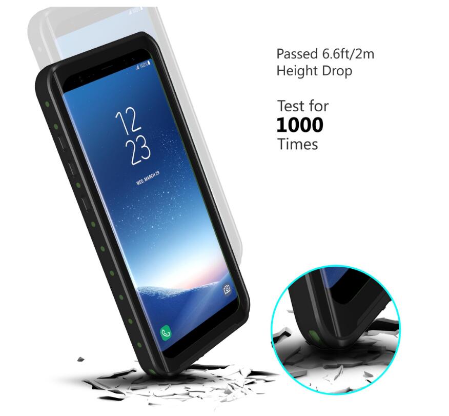 Samsung Galaxy S8 Case Waterproof Dot Box Submerged 6.6ft