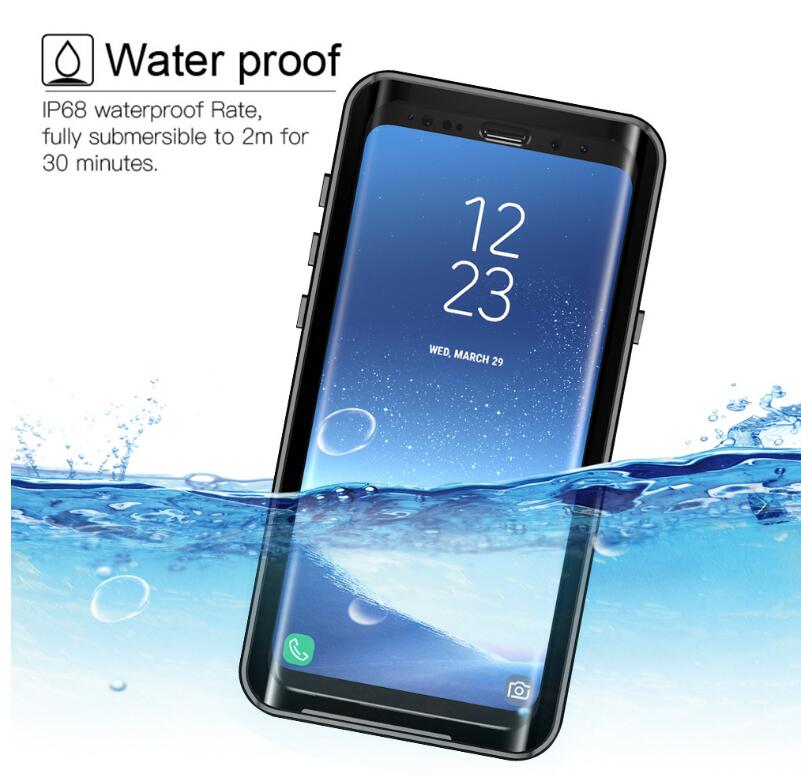 Samsung Galaxy S9 Case Waterproof Dot Box Submerged 6.6ft