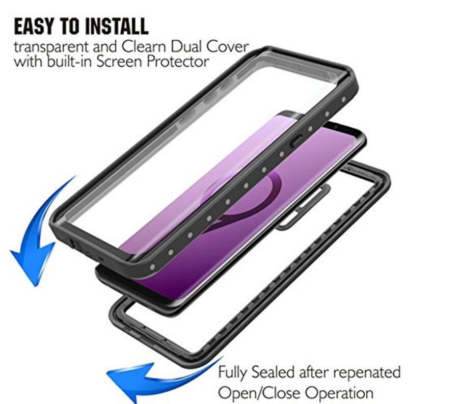 Samsung Galaxy S9 Plus Case Waterproof Dot Box Submerged 6.6ft