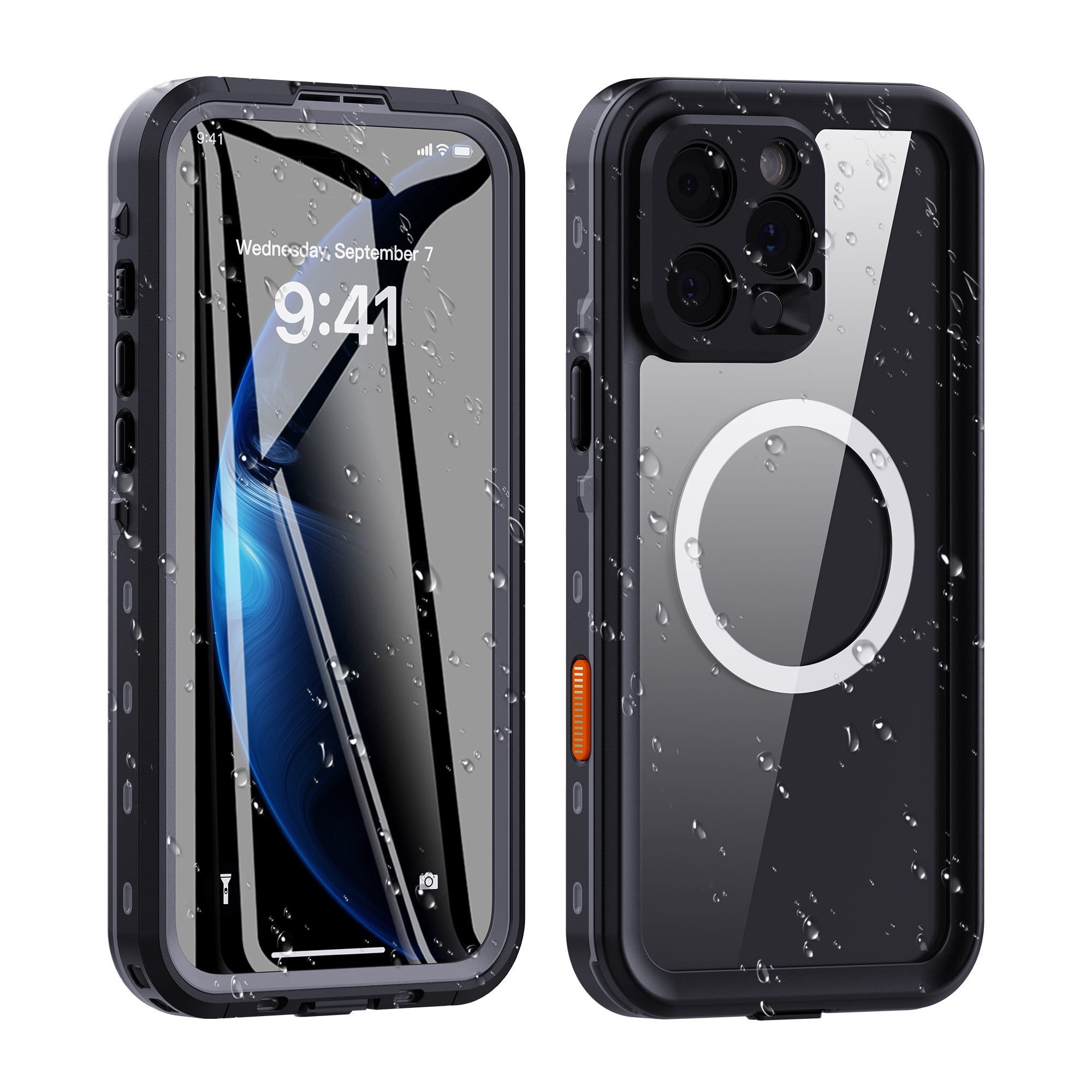Apple iPhone 16 Pro Case Waterproof Dot Box Submerged 6.6ft