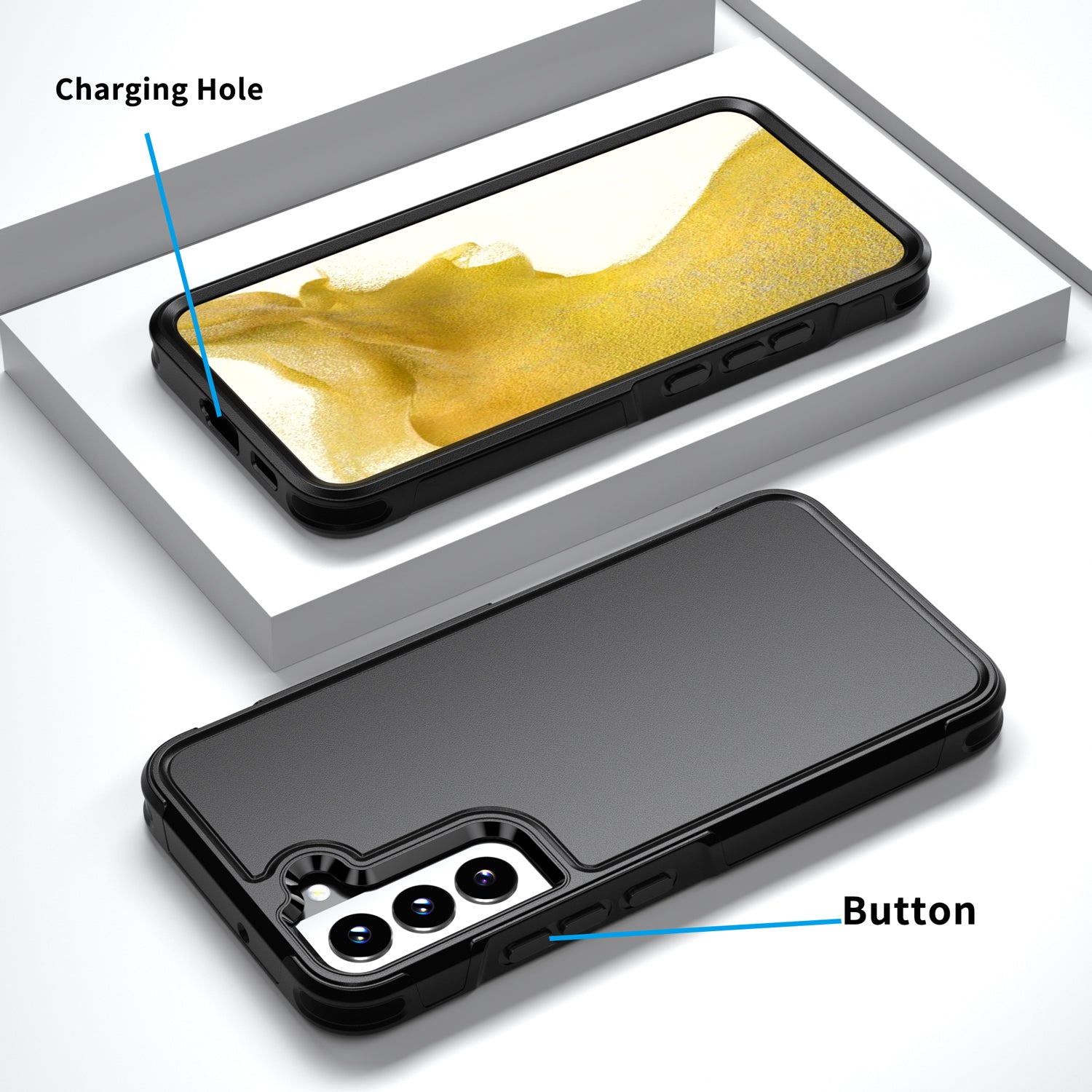 Samsung Galaxy S22 Plus Case Box Military-grade Protection
