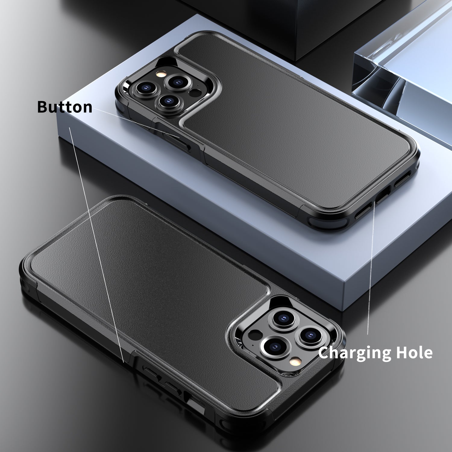 Apple iPhone 13 Pro Max Case Box Military-grade Protection