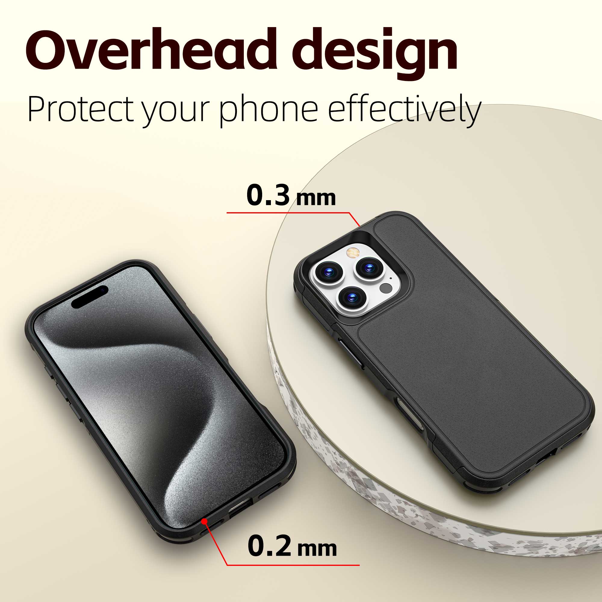 Apple iPhone 16 Pro Case Box Military-grade Protection