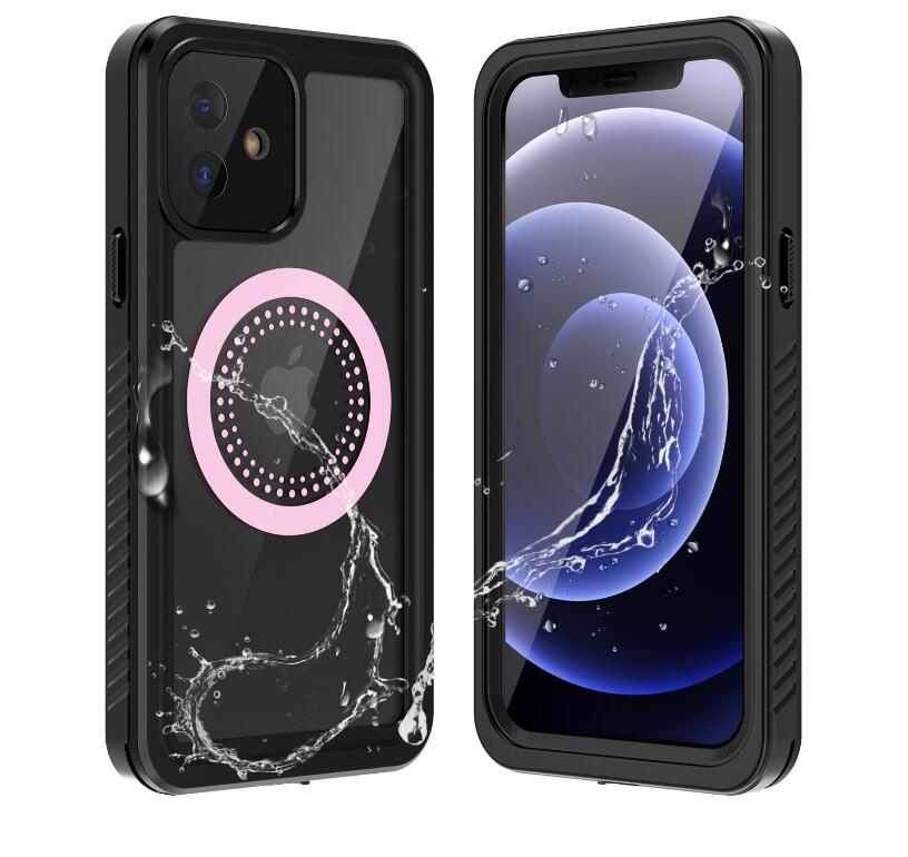 Apple iPhone 13 Mini Case Waterproof Twill Crystal Magsafe