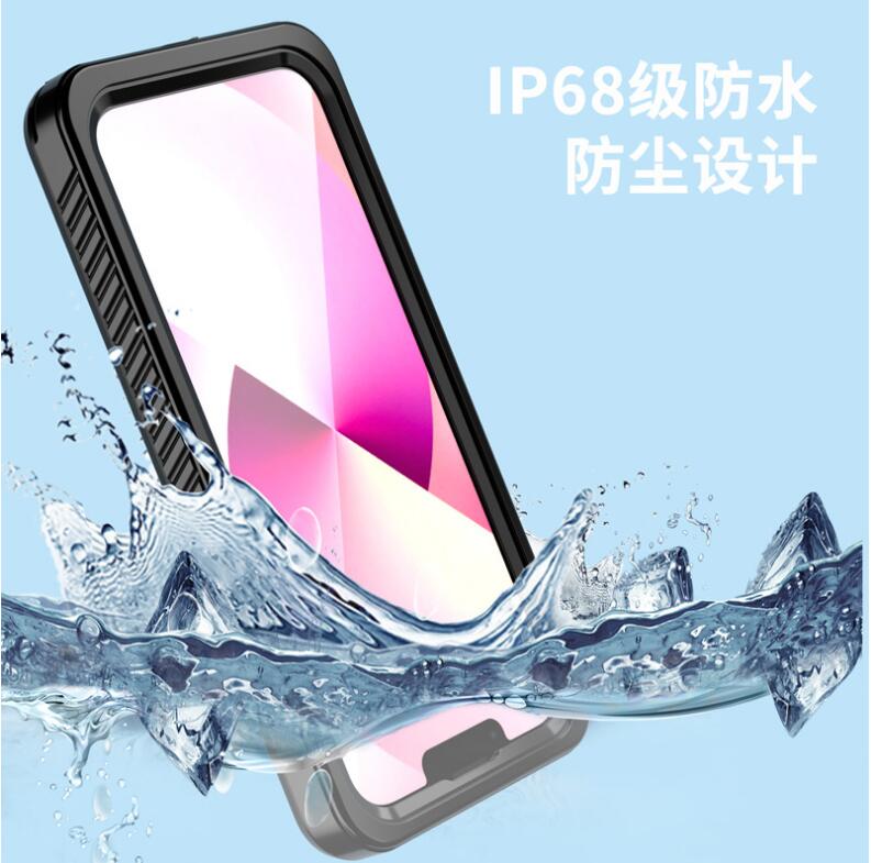 Apple iPhone 13 Case Waterproof Twill Crystal Magsafe