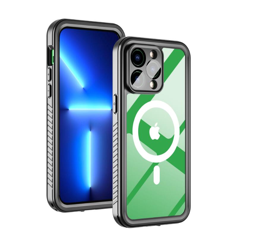Apple iPhone 15 Pro Case Waterproof Twill Crystal Magsafe