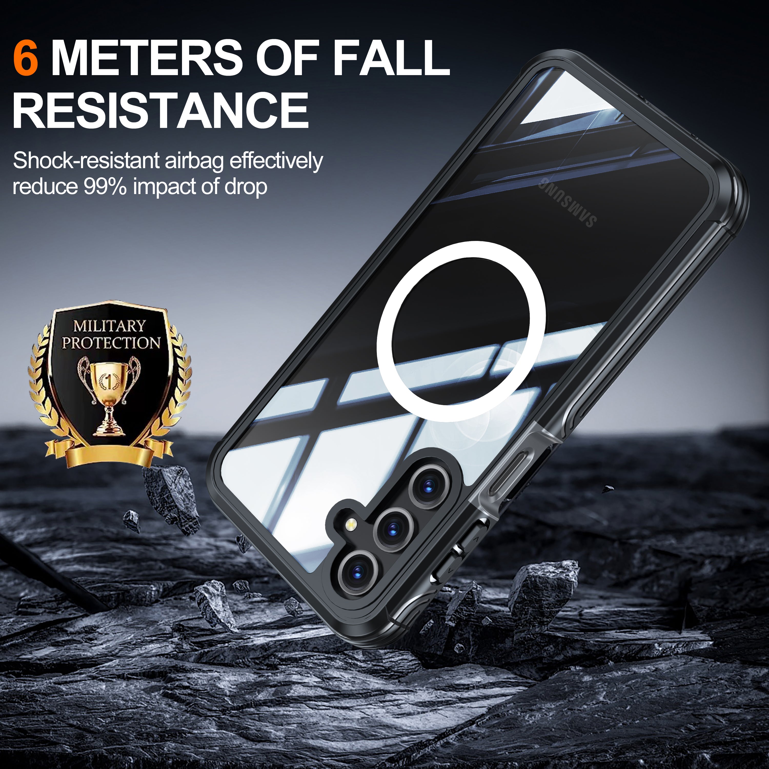 Samsung Galaxy A16 Case Rugged Built-in Screen Protector
