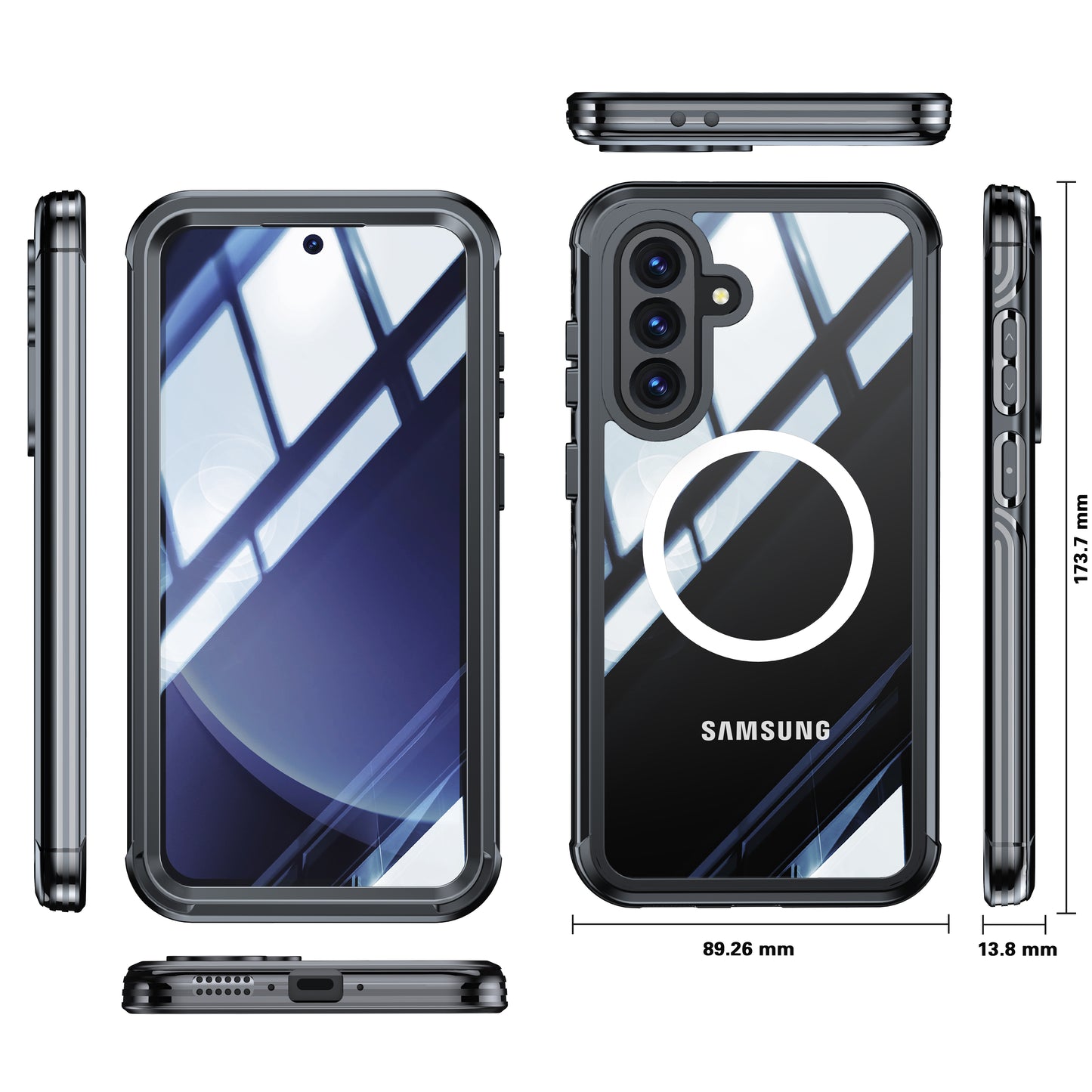 Samsung Galaxy A56 Case Rugged Built-in Screen Protector