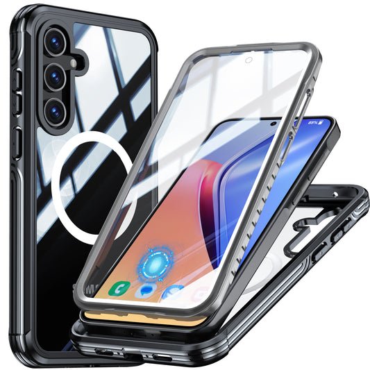 Samsung Galaxy A55 Case Rugged Built-in Screen Protector