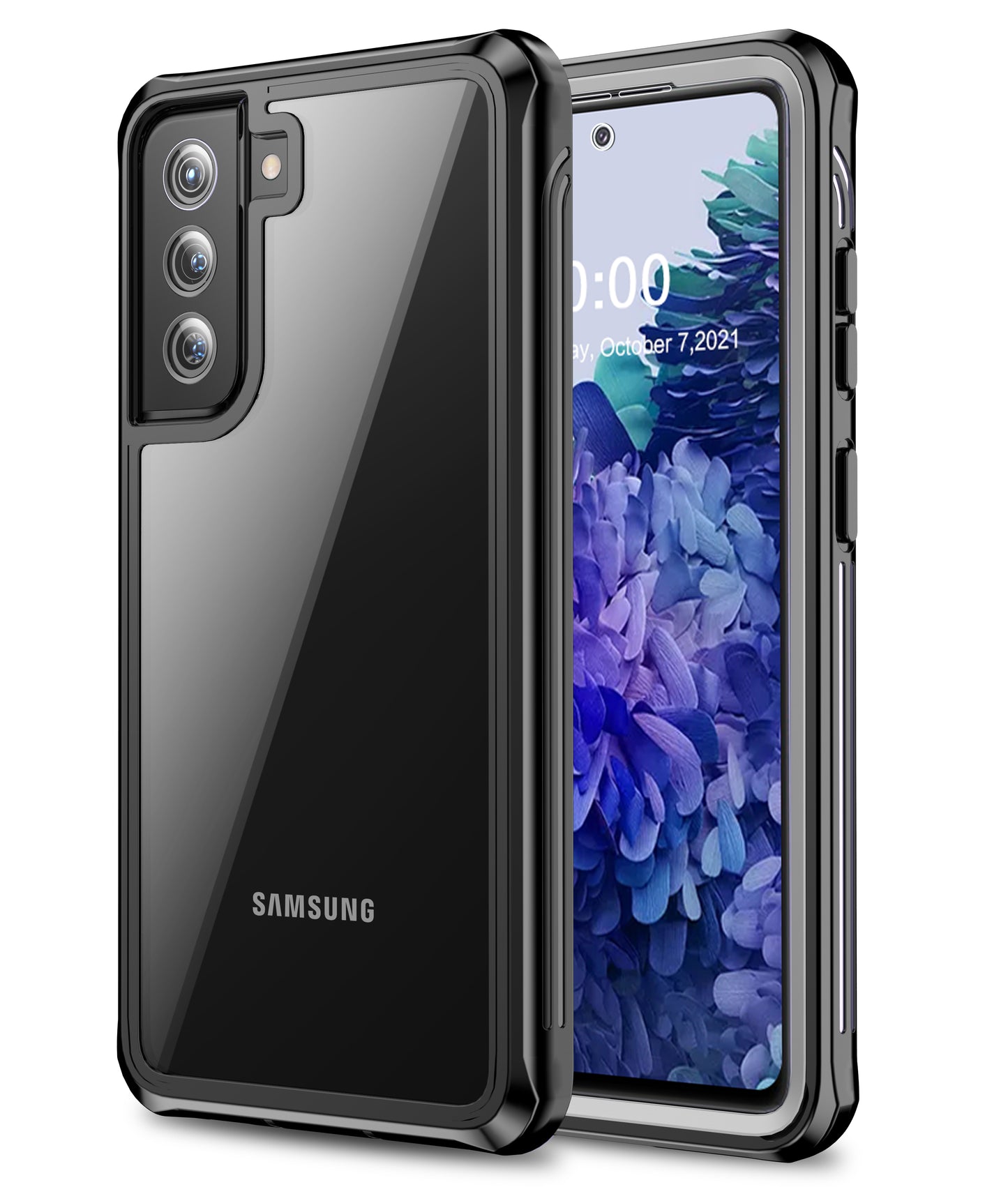 Samsung Galaxy S21 FE Case Rugged Built-in Screen Protector