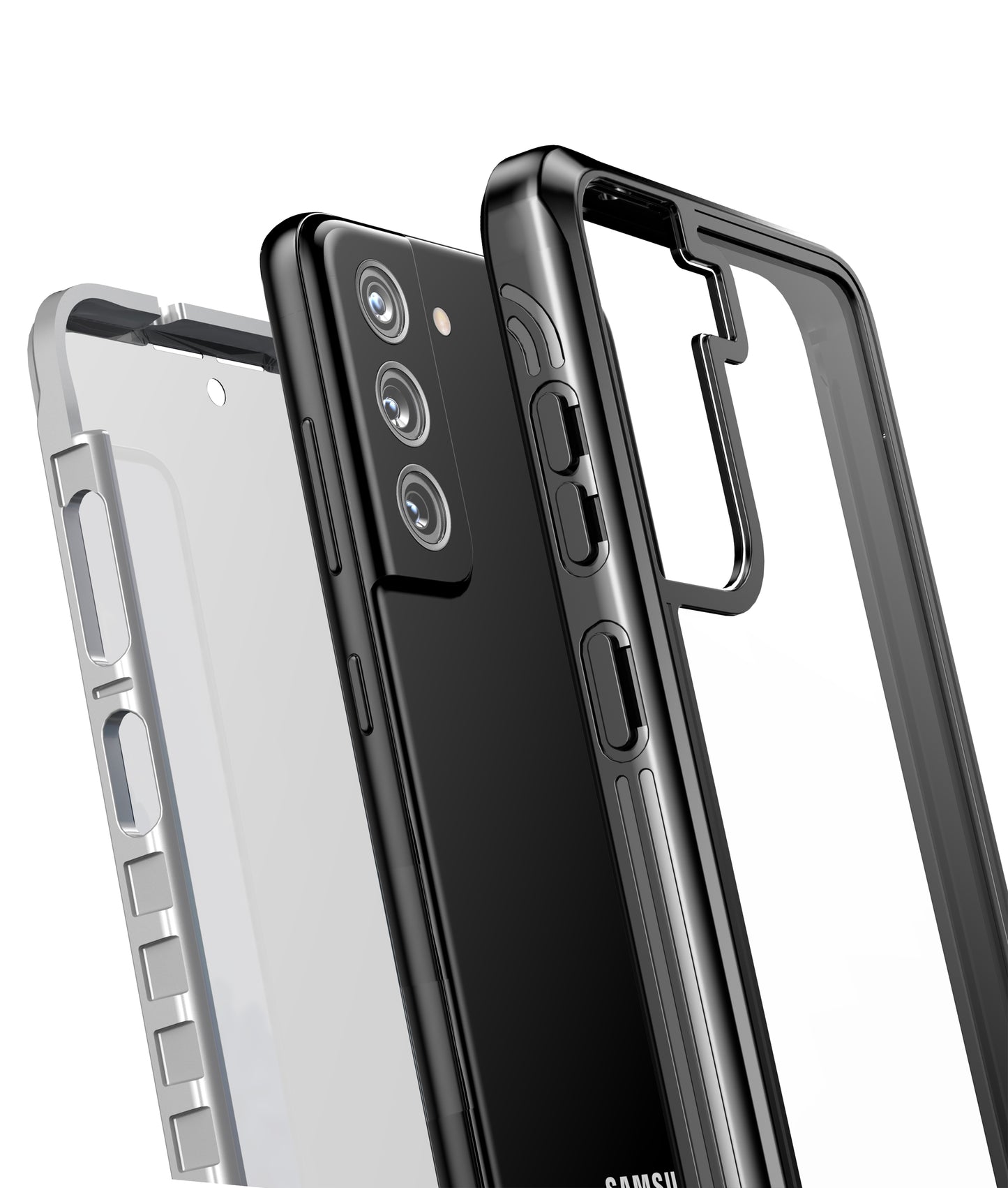 Samsung Galaxy S21 FE Case Rugged Built-in Screen Protector