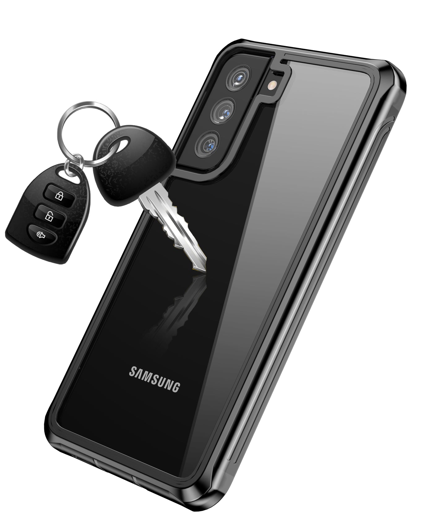 Samsung Galaxy S21 FE Case Rugged Built-in Screen Protector