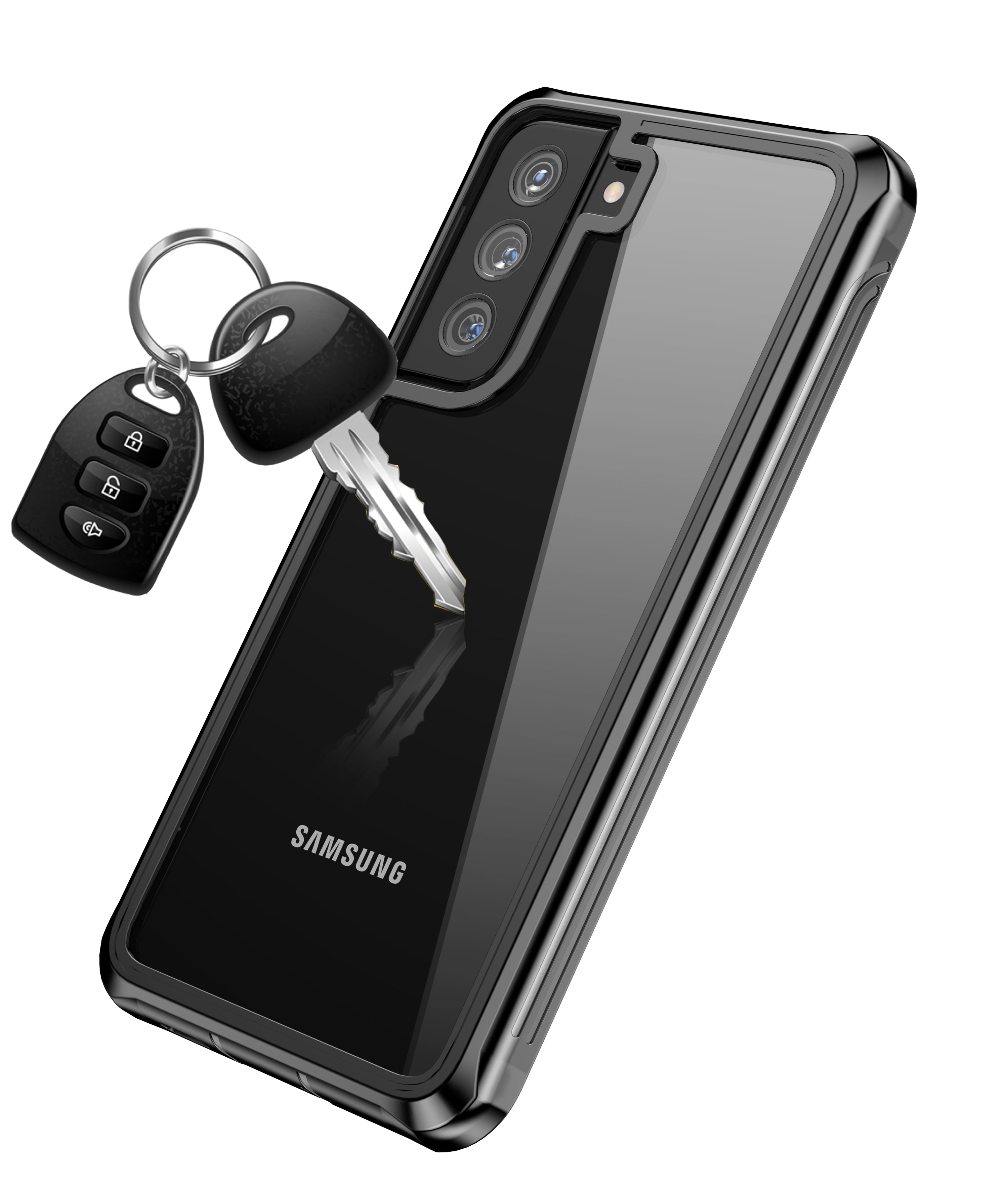 Samsung Galaxy S21 FE Case Rugged Built-in Screen Protector