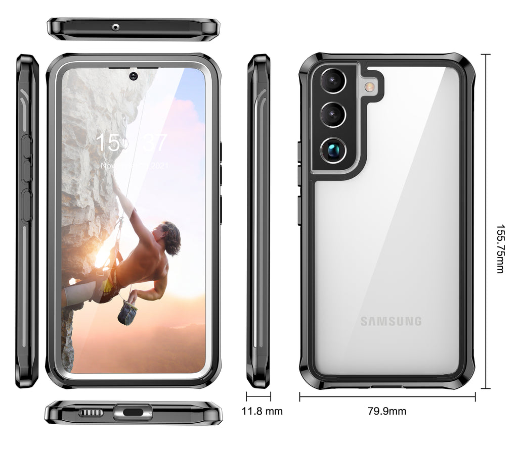 Samsung Galaxy S22 Plus Case Rugged Built-in Screen Protector