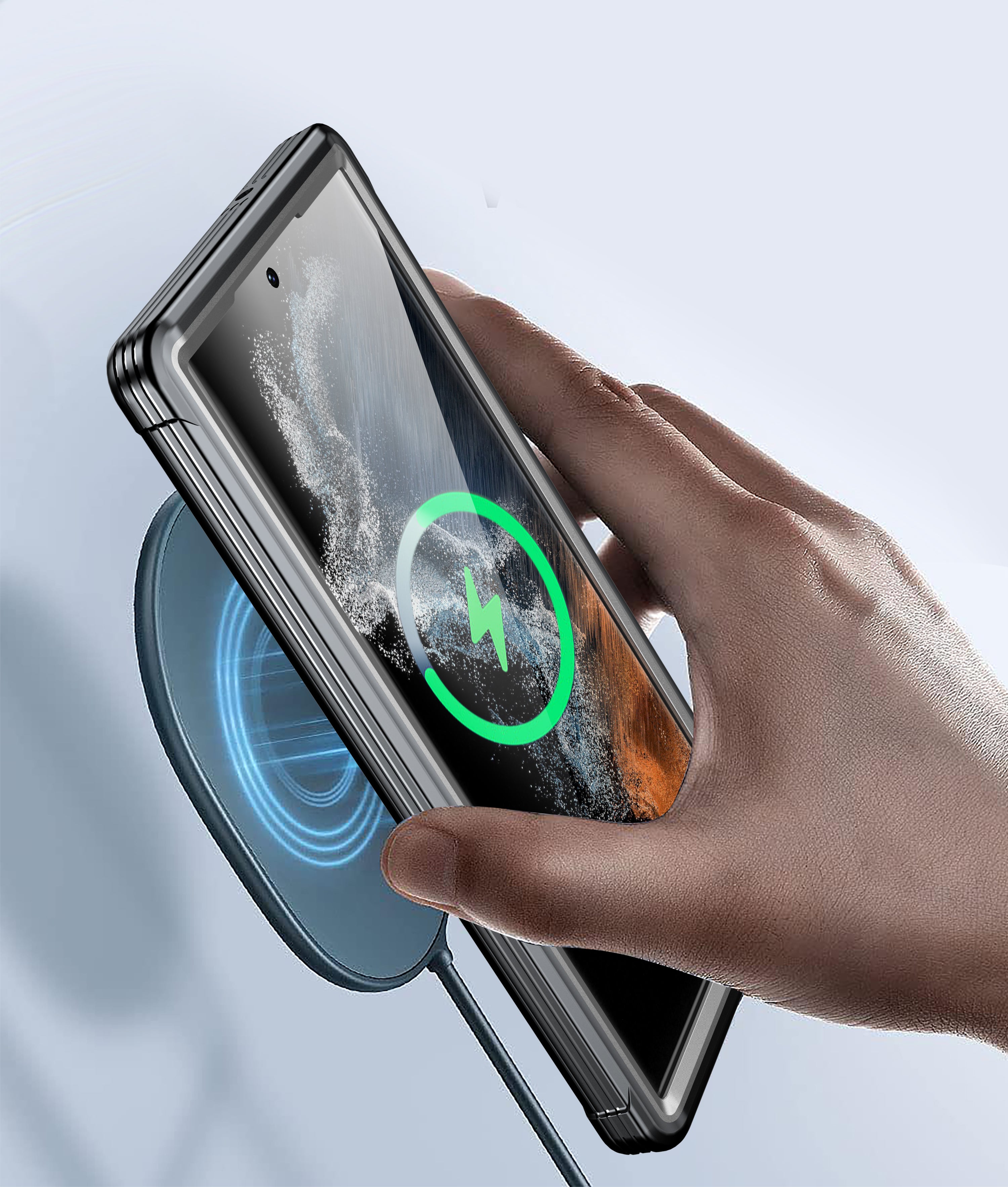 Samsung Galaxy S23 Ultra Case Rugged Built-in Screen Protector