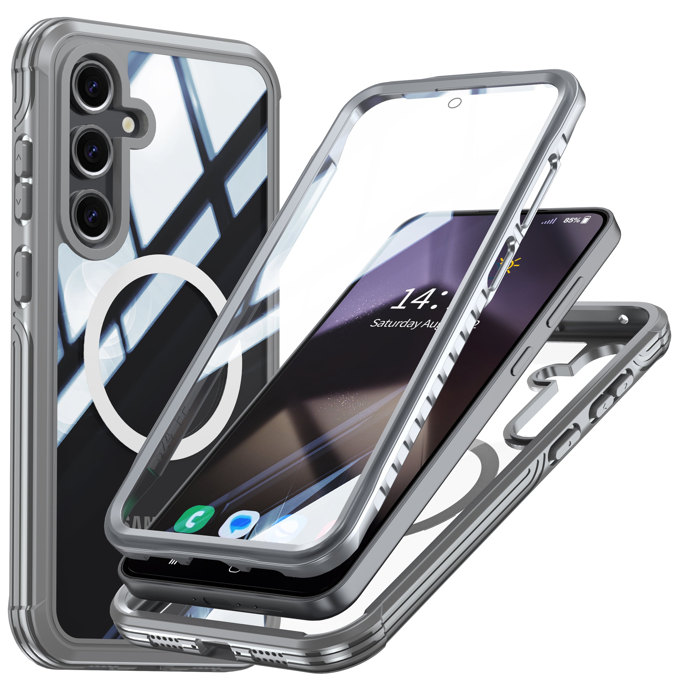 Samsung Galaxy S24 FE Case Rugged Built-in Screen Protector