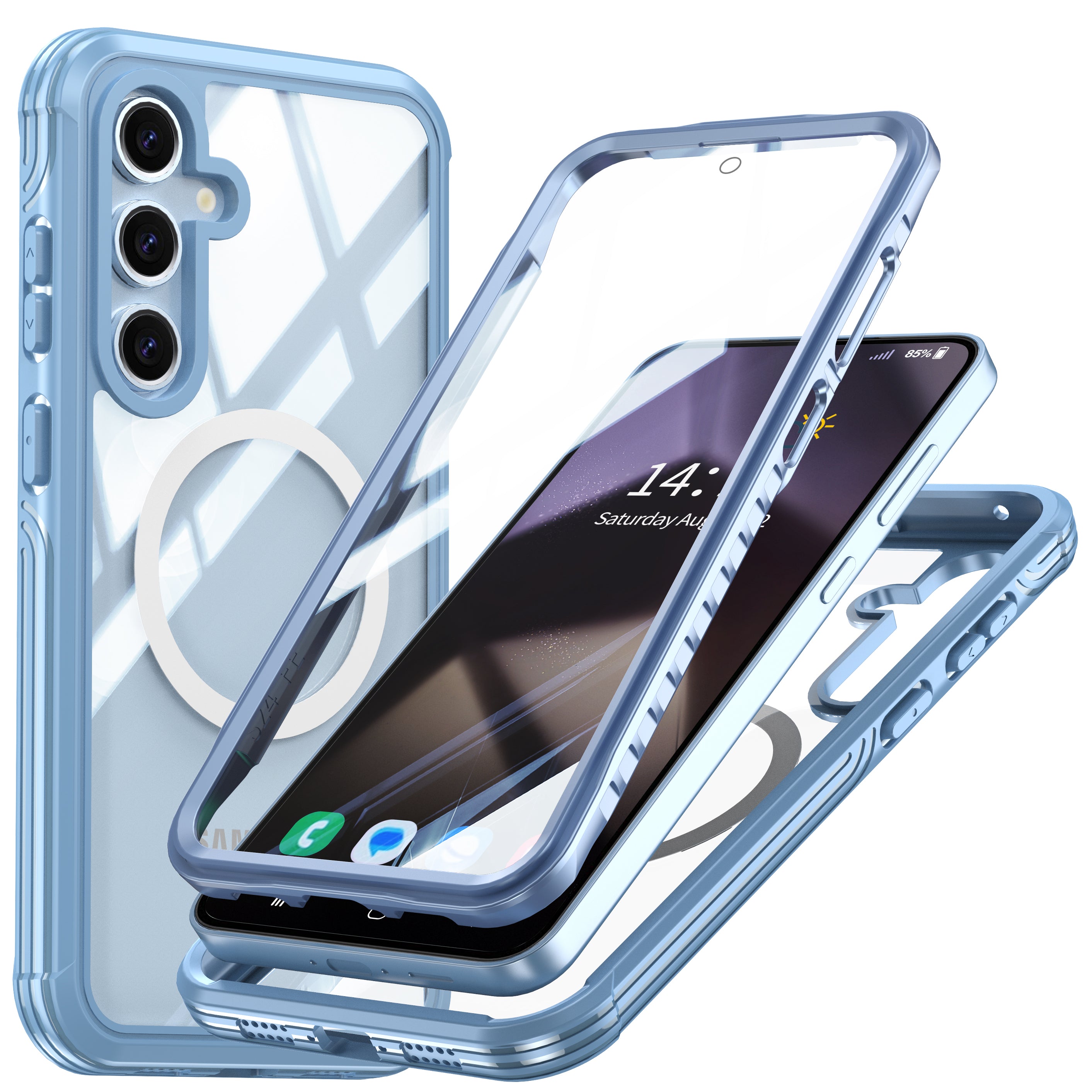 Samsung Galaxy S24 FE Case Rugged Built-in Screen Protector