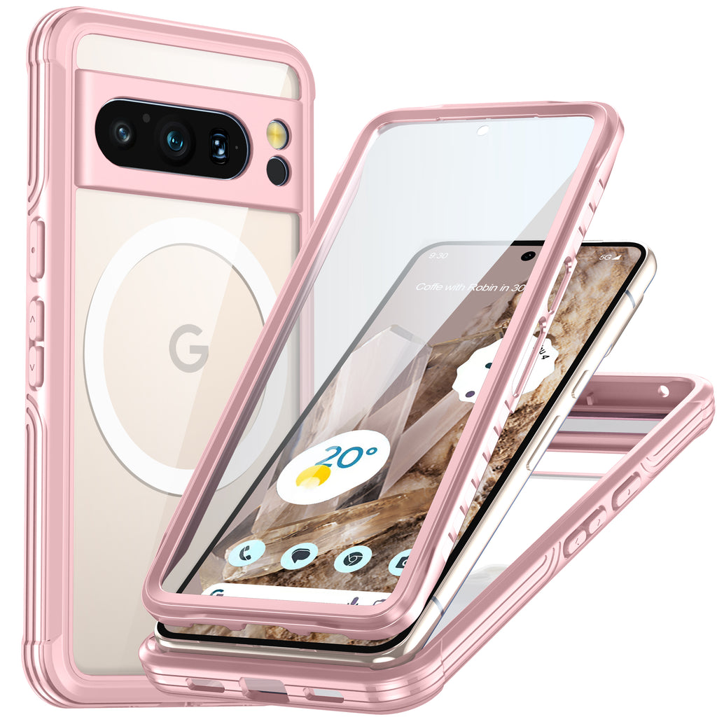 Google Pixel 8 Pro Case Rugged Built-in Screen Protector