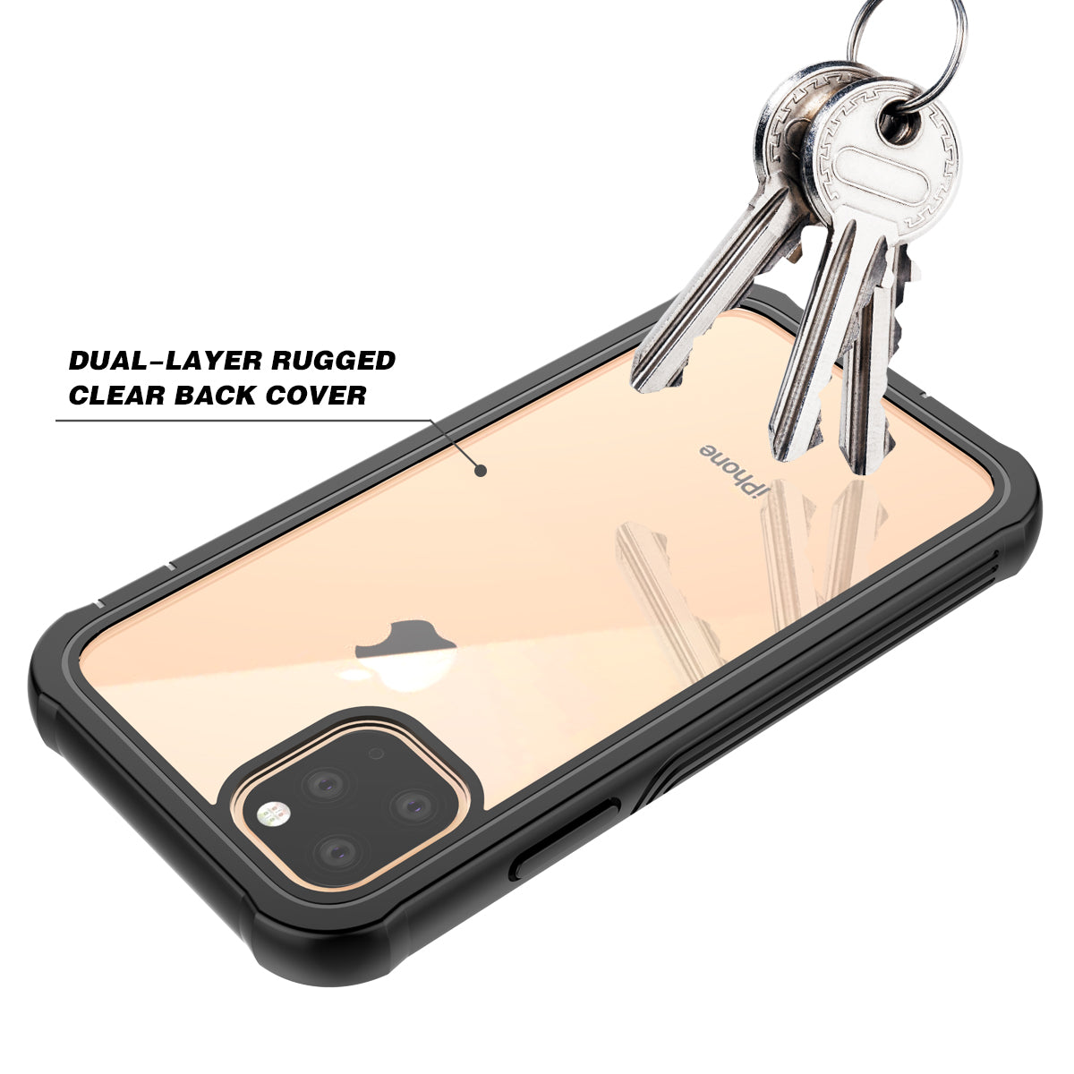 Apple iPhone 11 Pro Case Rugged Built-in Screen Protector