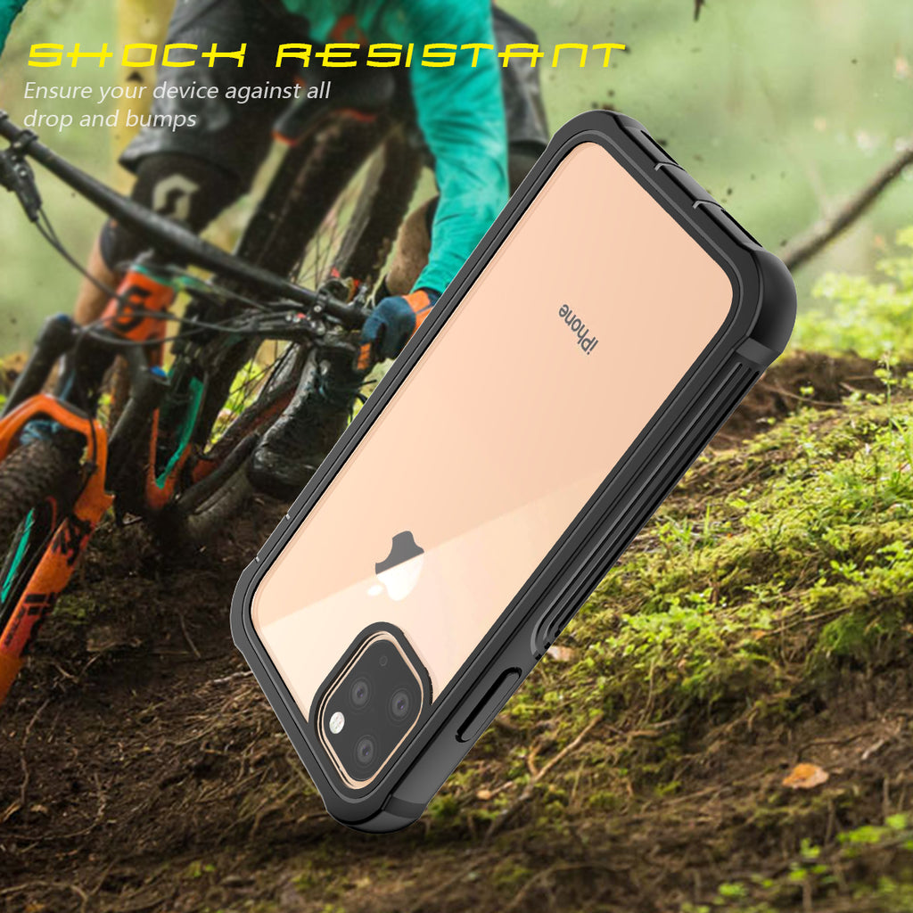 Apple iPhone 11 Pro Case Rugged Built-in Screen Protector