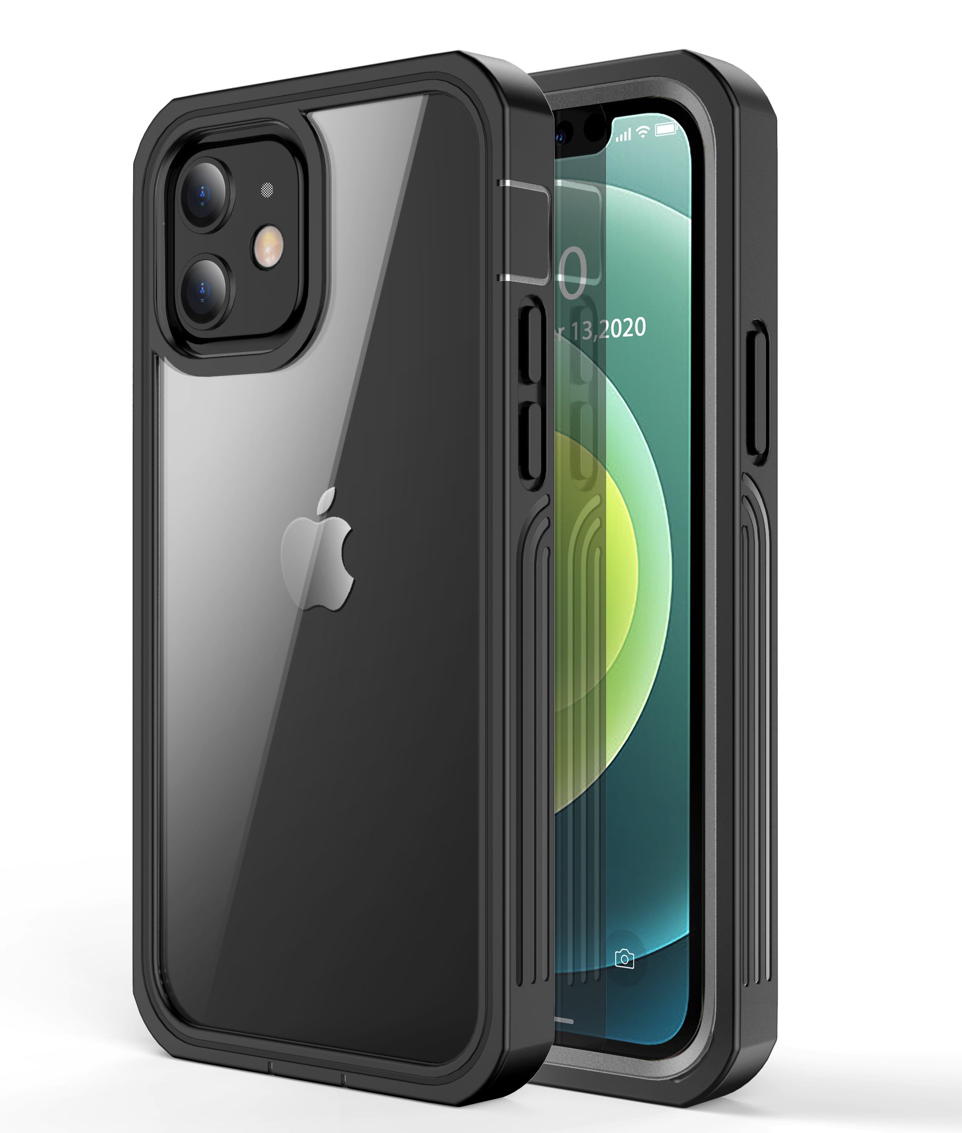 Apple iPhone 12 Mini Case Rugged Built-in Screen Protector
