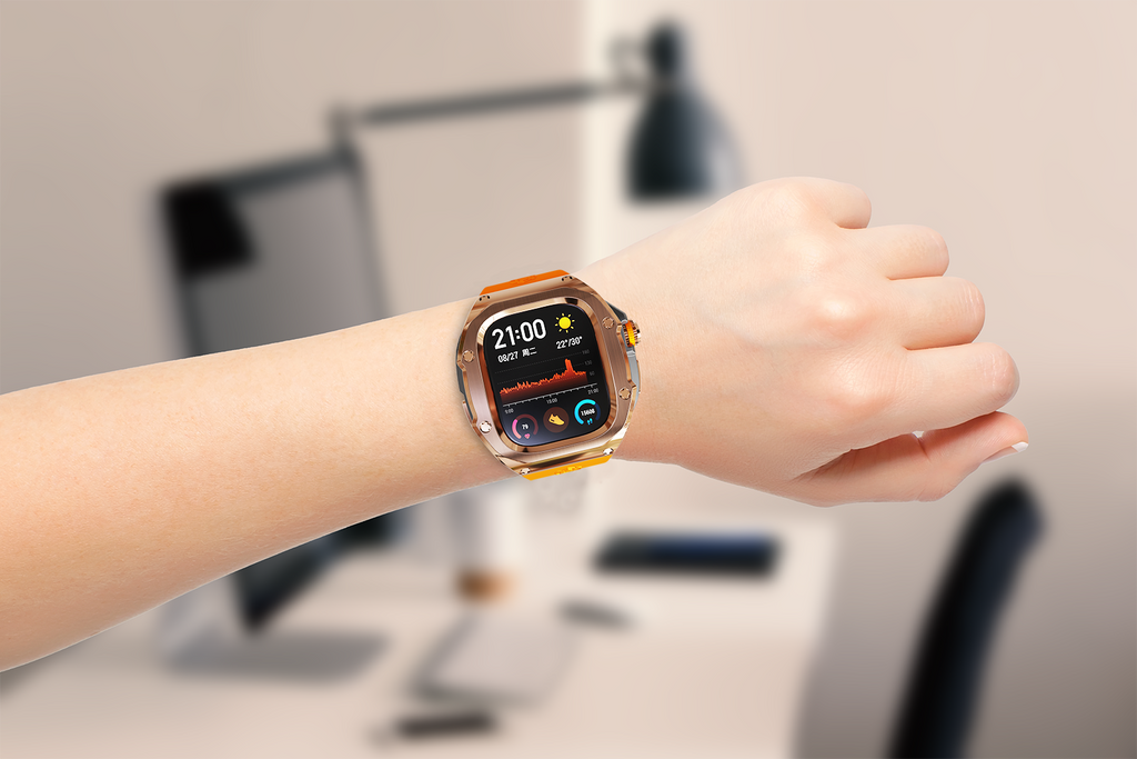 Apple Watch Ultra 1 Case Metal Modified Silicone Band