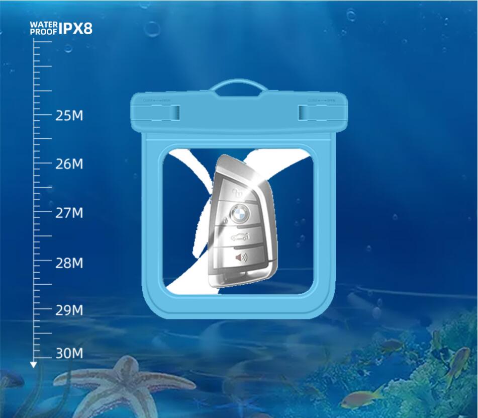 Stylish PVC Universal Universal Car Key Bag Waterproof