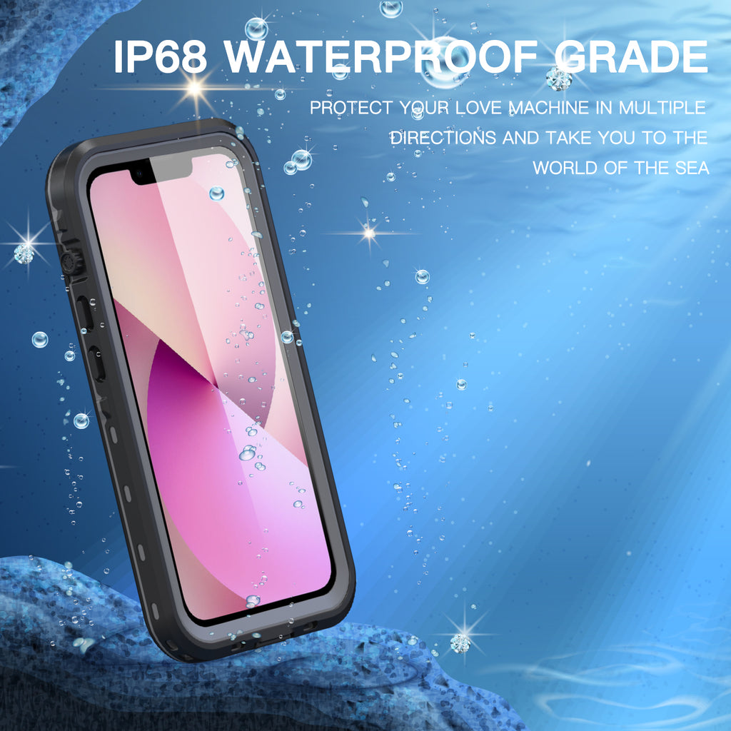 Apple iPhone 13 Mini Case Waterproof Solid Magsafe Stand