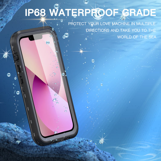 Apple iPhone 13 Mini Case Waterproof Solid Magsafe Stand