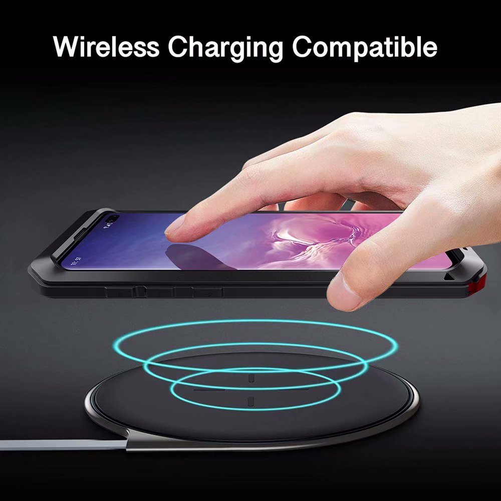 Samsung Galaxy S10 Plus Case Metal Tank Military Protection
