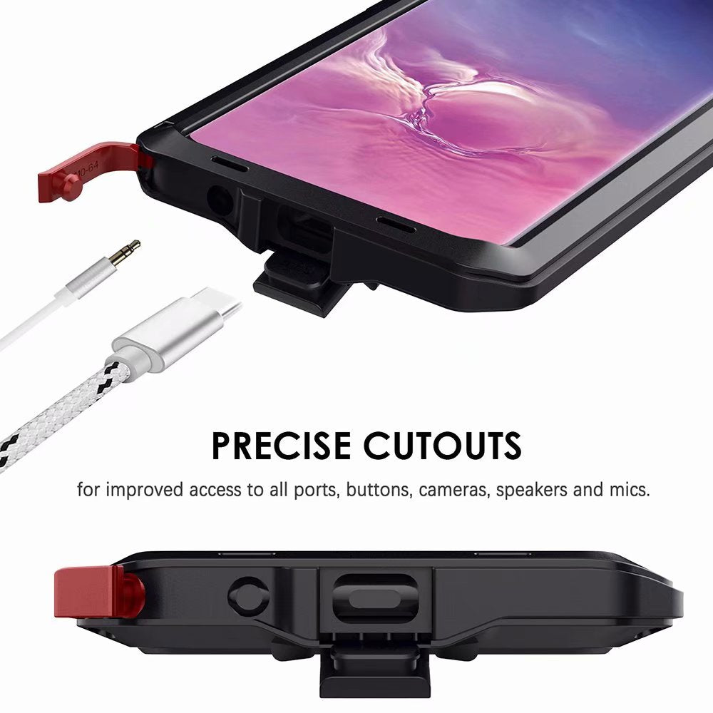 Samsung Galaxy S10 Plus Case Metal Tank Military Protection