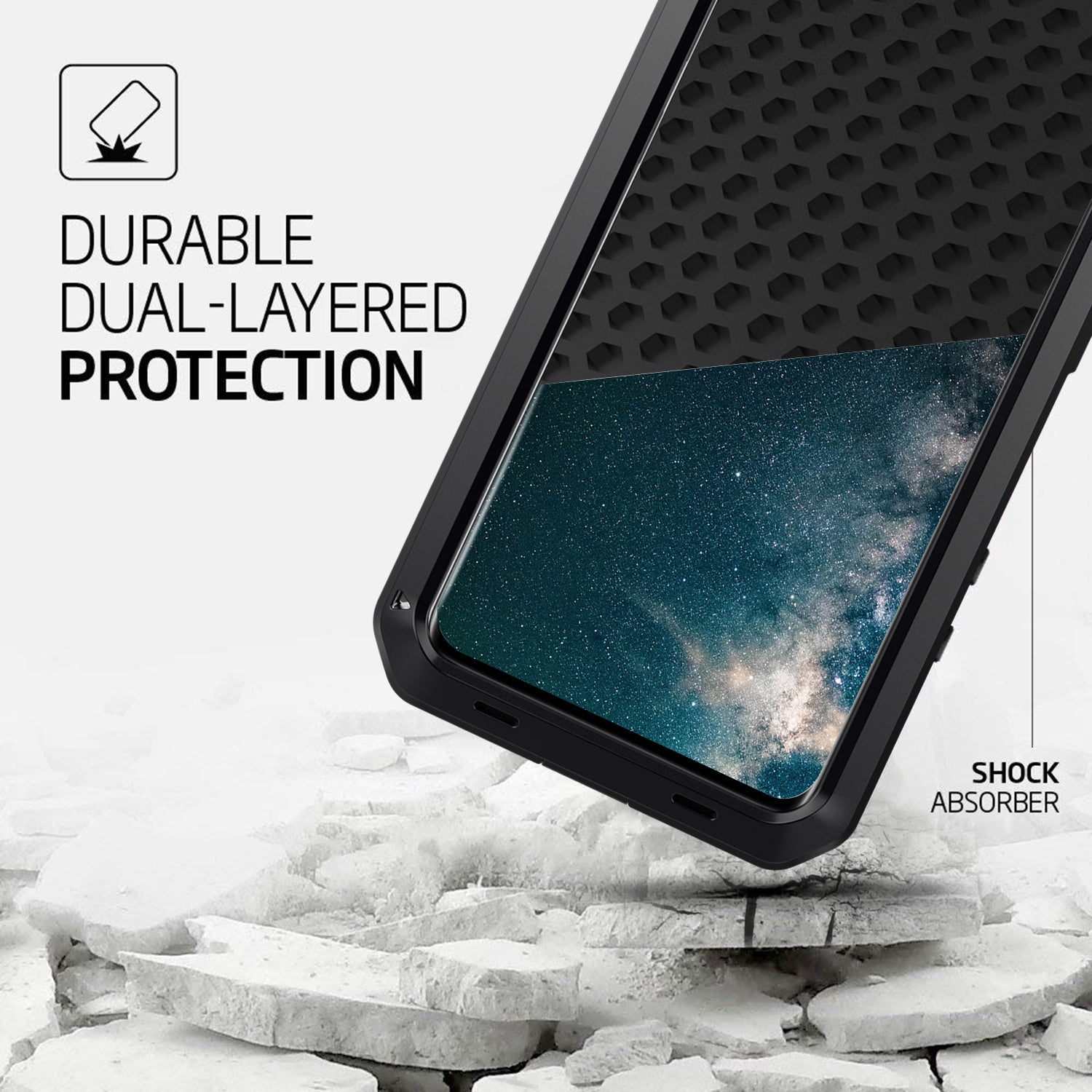 Samsung Galaxy S20 Plus Case Metal Tank Military Protection