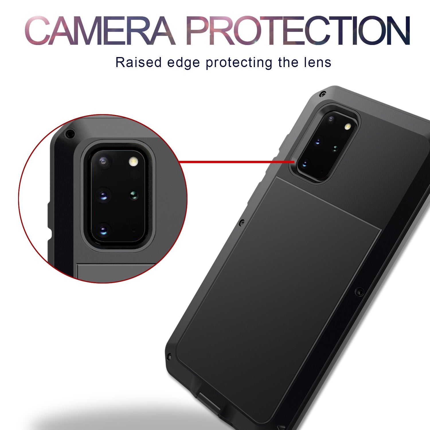 Samsung Galaxy S20 Plus Case Metal Tank Military Protection