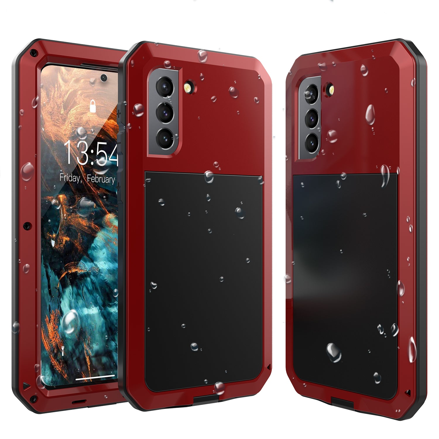 Samsung Galaxy S21 Plus Case Metal Tank Military Protection