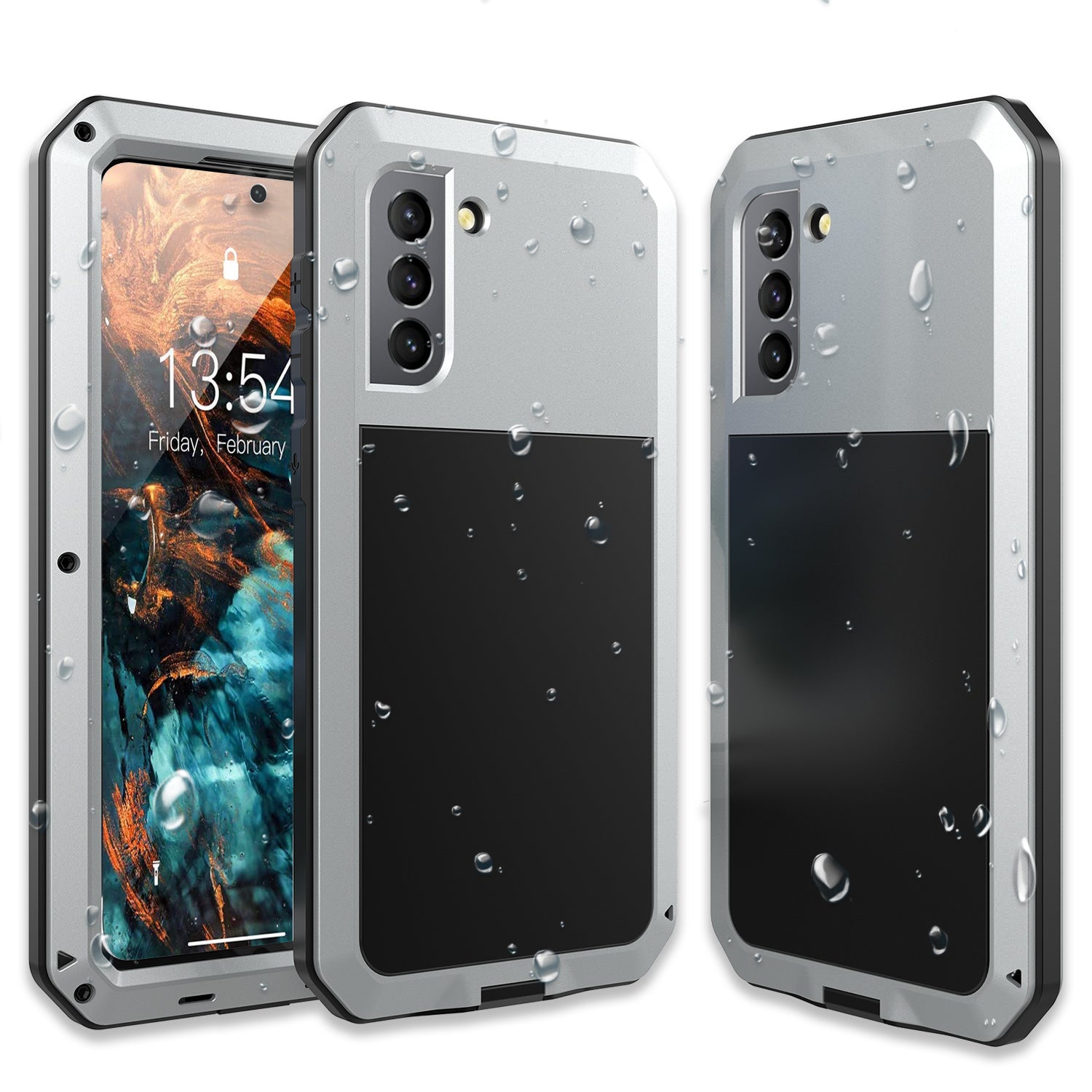 Samsung Galaxy S21 Plus Case Metal Tank Military Protection