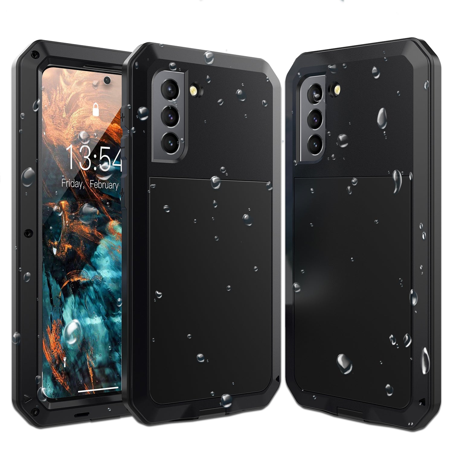 Samsung Galaxy S21 Plus Case Metal Tank Military Protection