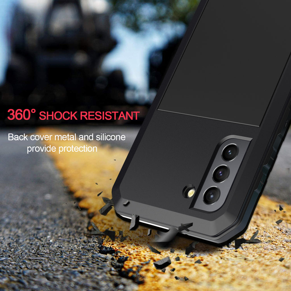 Samsung Galaxy S21 Plus Case Metal Tank Military Protection