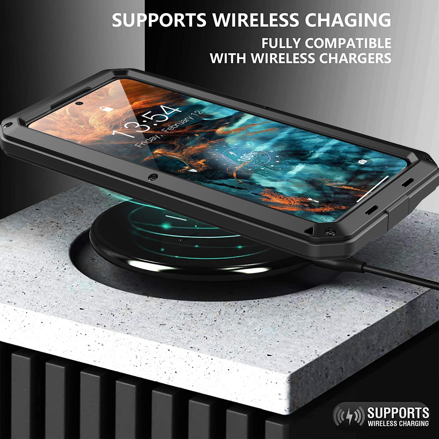 Samsung Galaxy S21 Plus Case Metal Tank Military Protection
