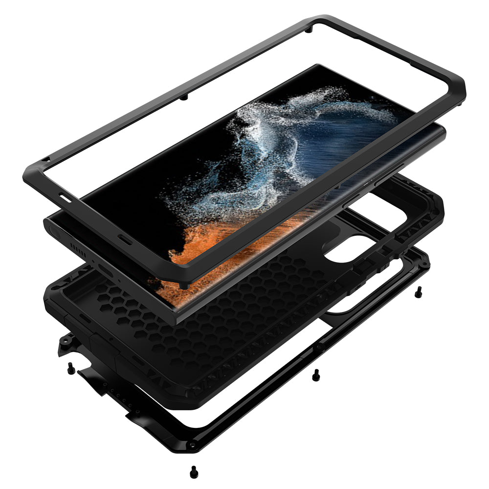 Samsung Galaxy S23 Ultra Case Metal Tank Military Protection