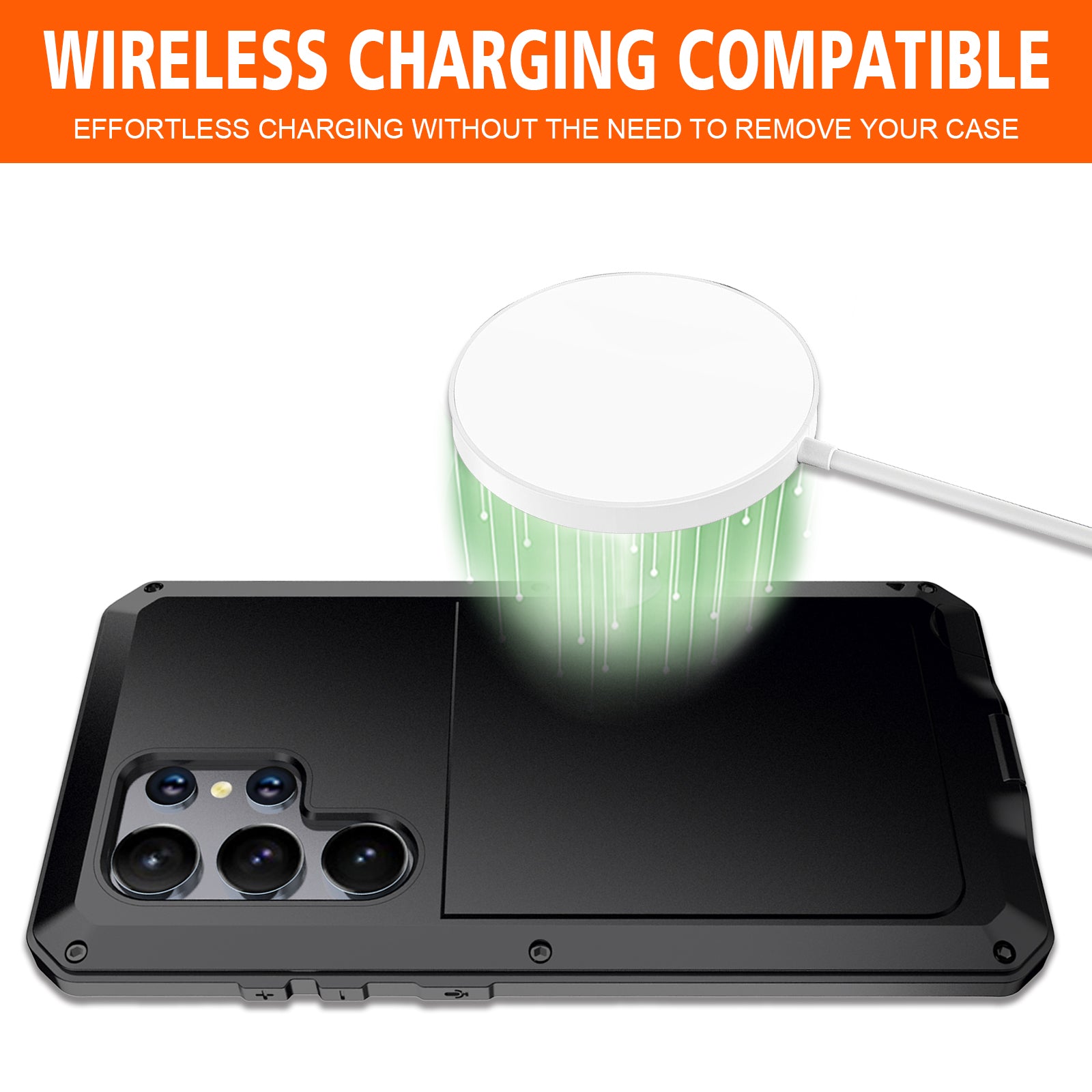 Samsung Galaxy S24 Ultra Case Metal Tank Military Protection