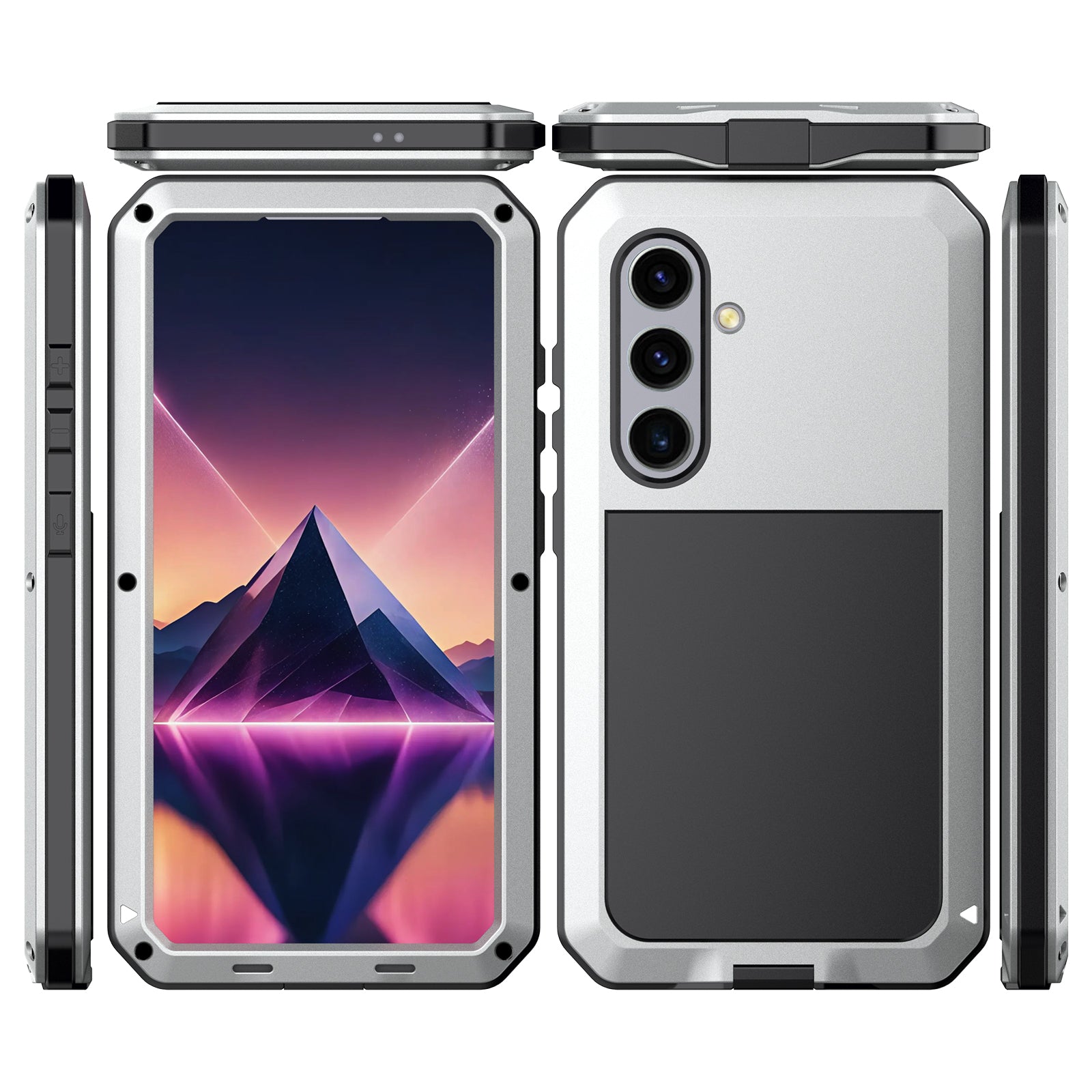 Samsung Galaxy S25 Plus Case Metal Tank Military Protection