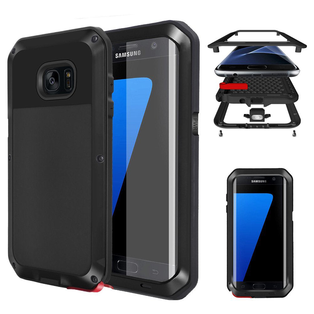 Samsung Galaxy S7 Edge Case Metal Tank Military Protection