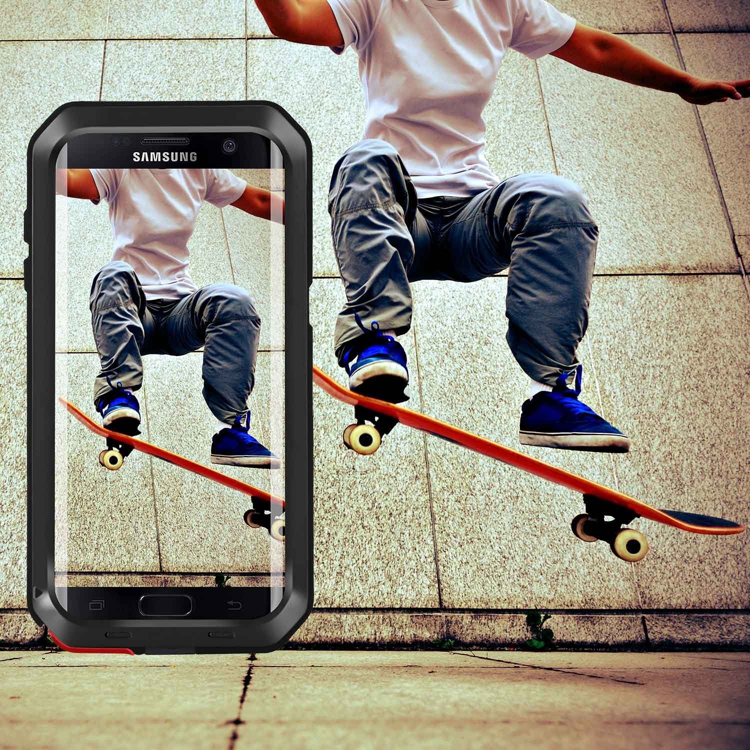 Samsung Galaxy S7 Edge Case Metal Tank Military Protection