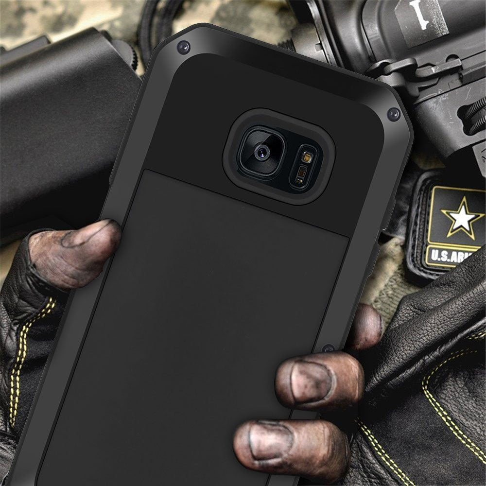Samsung Galaxy S7 Edge Case Metal Tank Military Protection