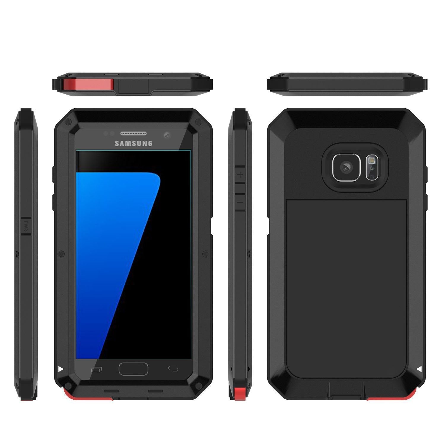 Samsung Galaxy S7 Edge Case Metal Tank Military Protection