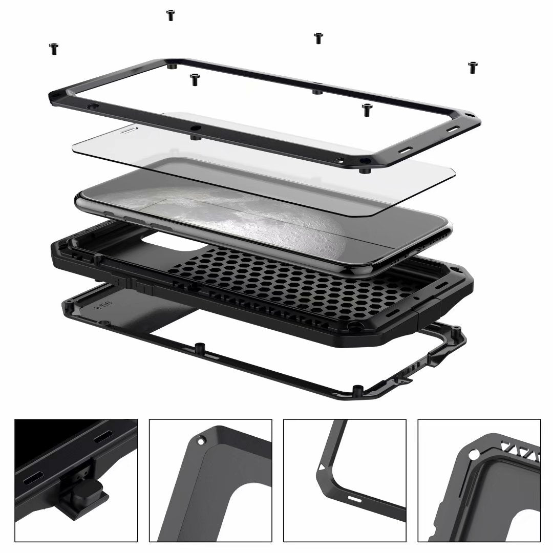 Apple iPhone 11 Pro Case Metal Tank Military Protection