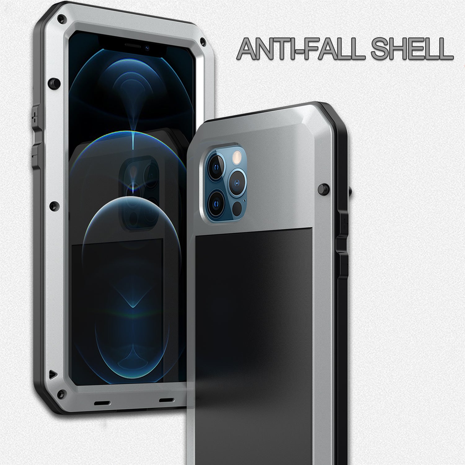 Apple iPhone 12 Mini Case Metal Tank Military Protection