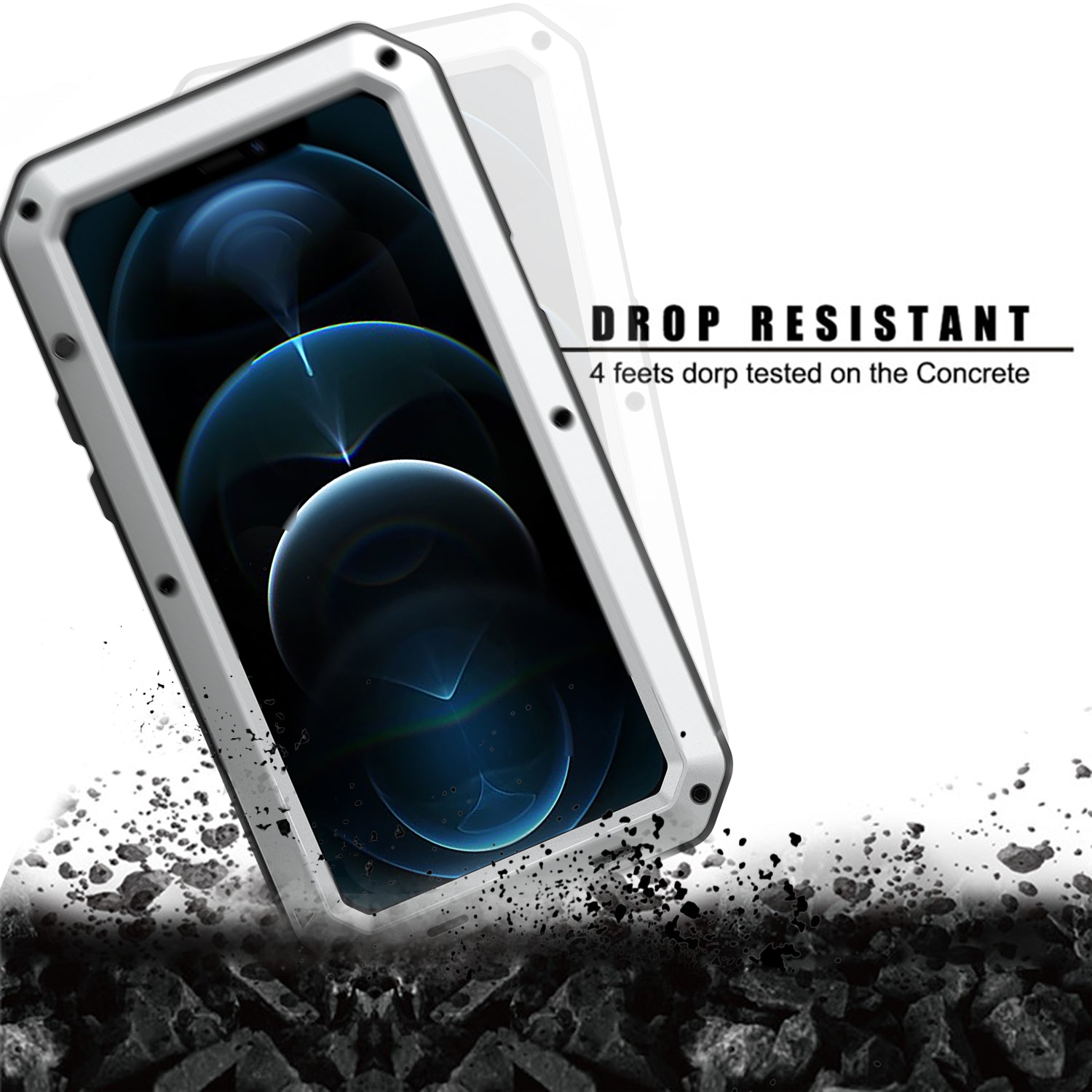 Apple iPhone 12 Mini Case Metal Tank Military Protection