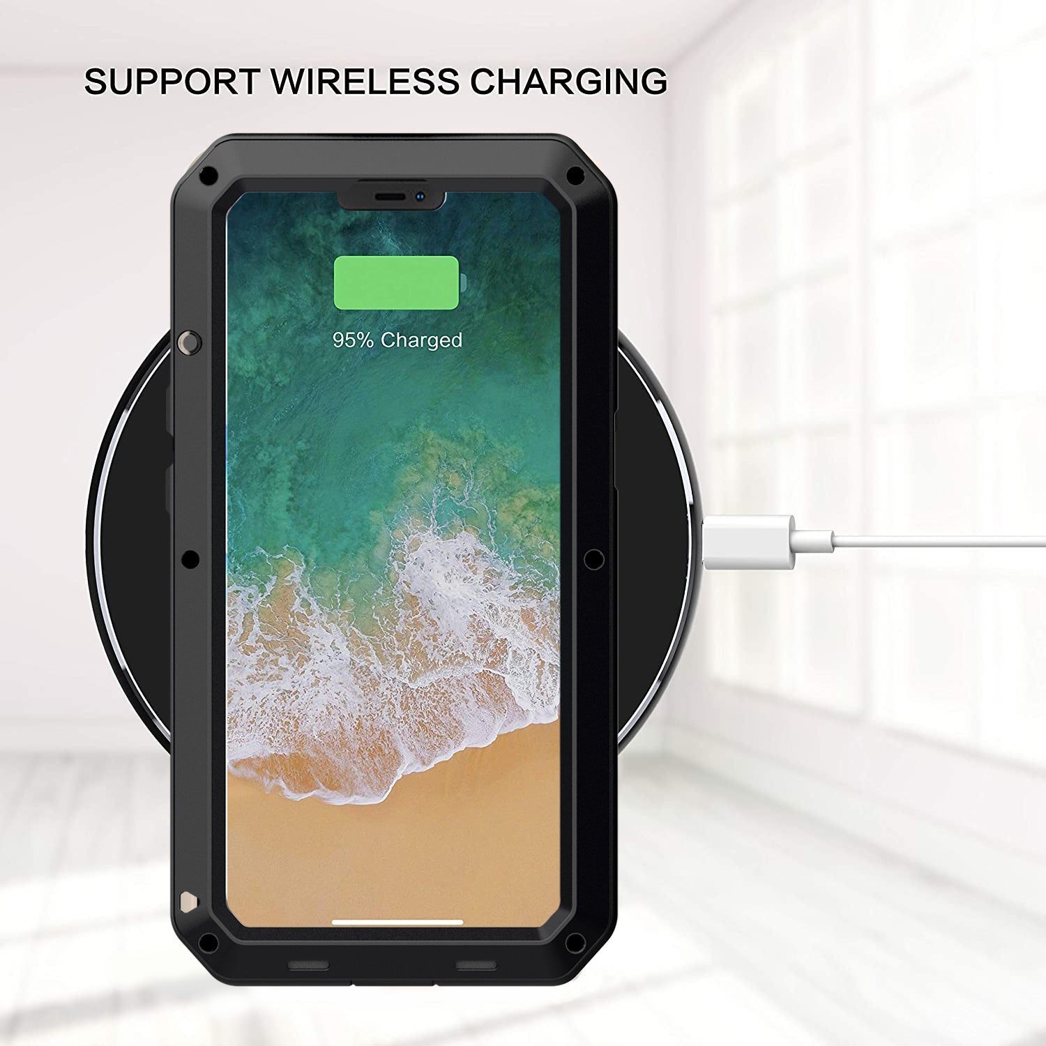 Apple iPhone 13 Mini Case Metal Tank Military Protection