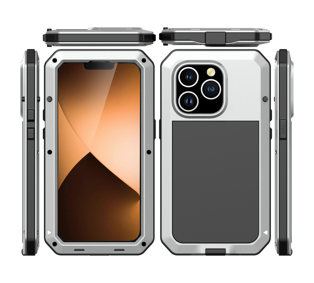 Apple iPhone 14 Pro Max Case Metal Tank Military Protection
